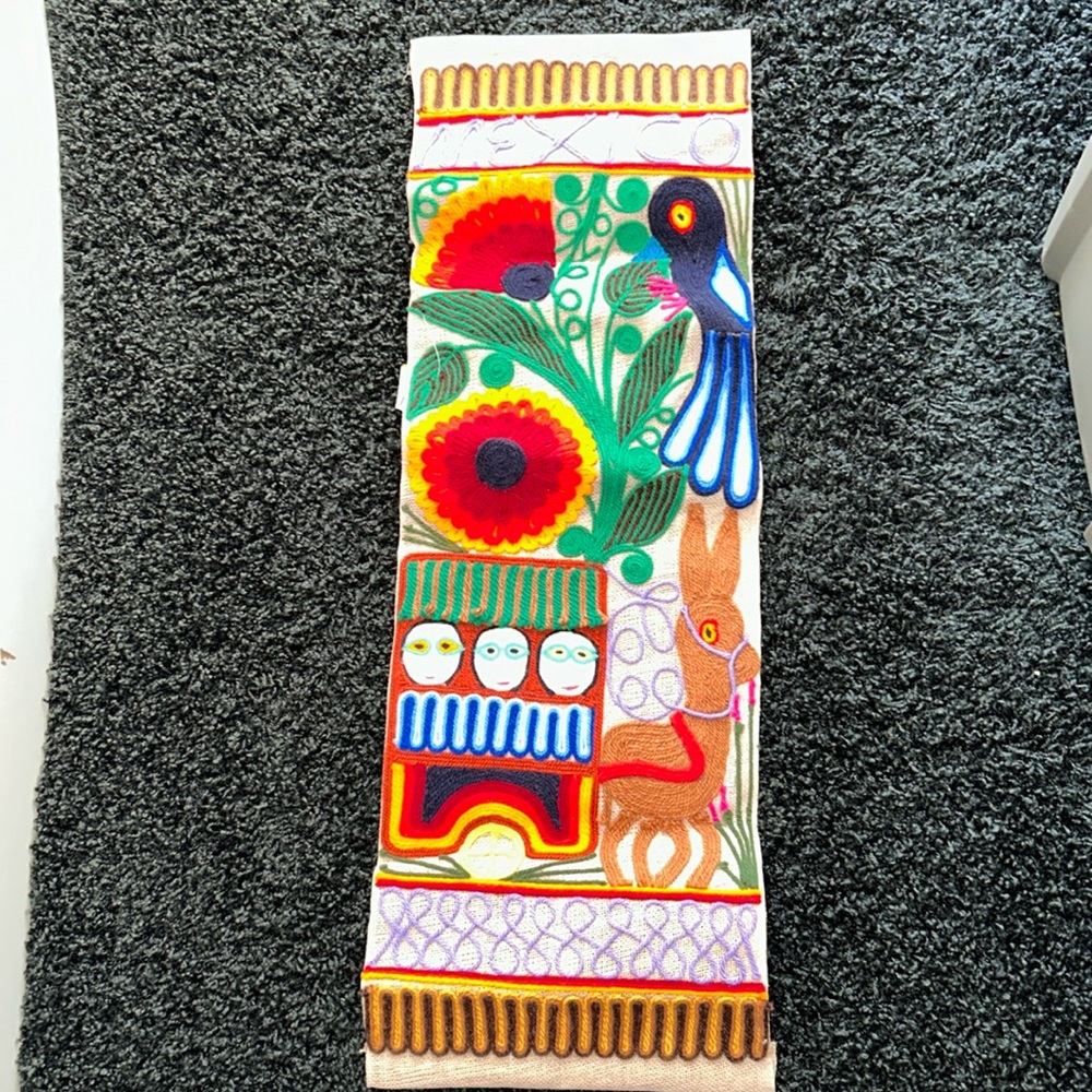 Very colorful, handmade Mexico wall decor